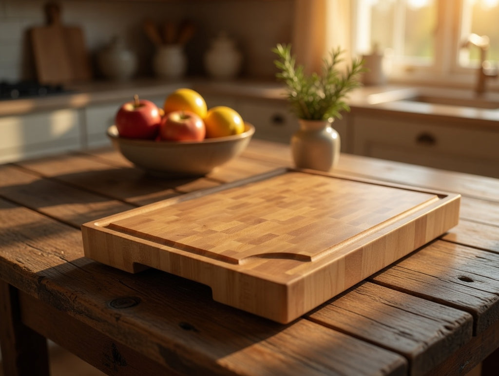 The Chef, Hard Maple end grain butcher block.