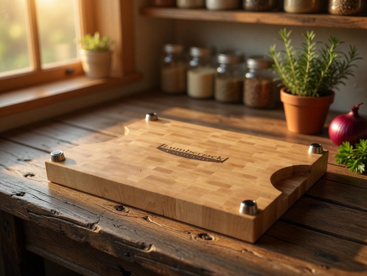 The Chef, Hard Maple end grain butcher block.