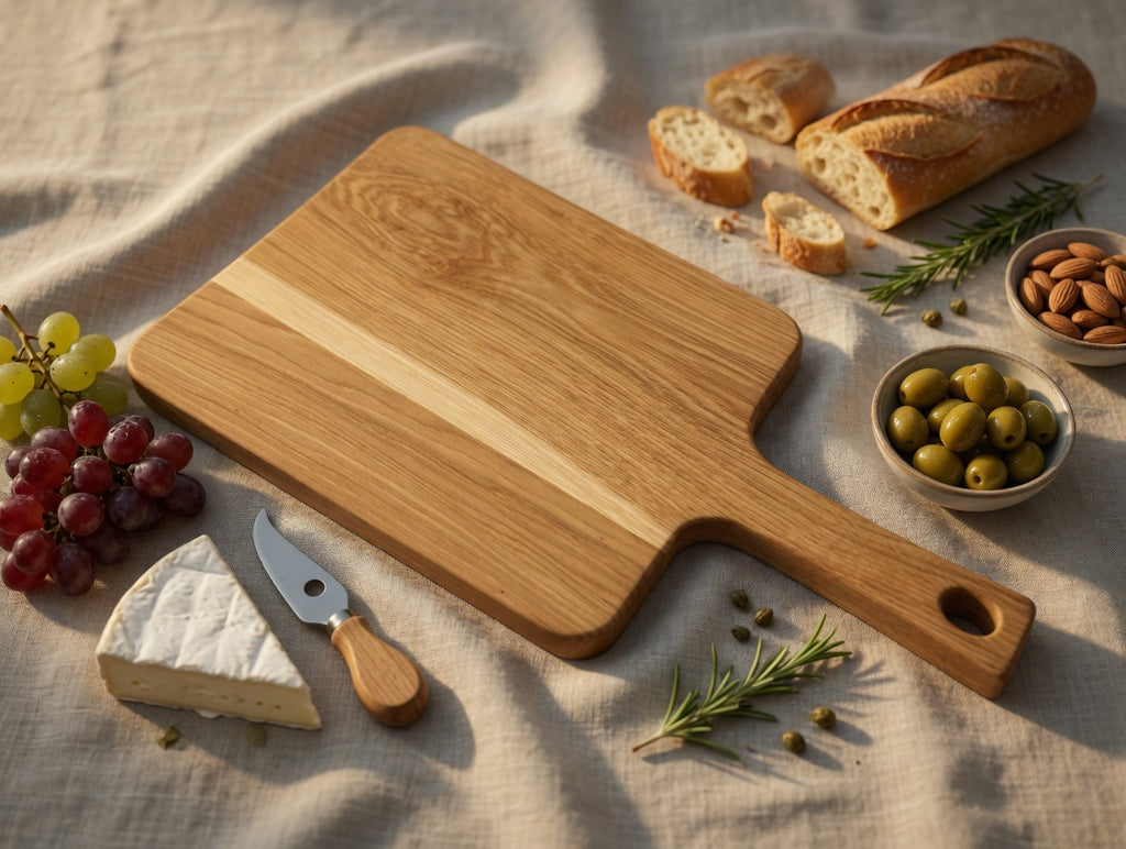 The Keystone, Hickory charcuterie cutting board, Small