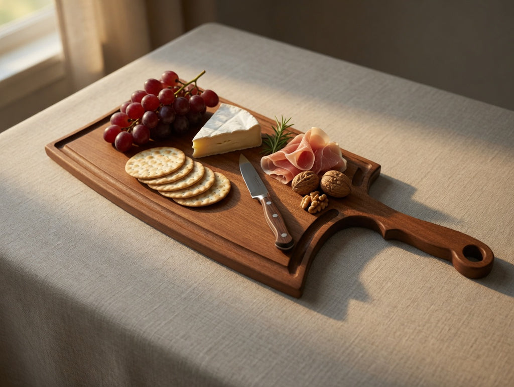 The Cleaver, Sapele wood, Large with drip channel