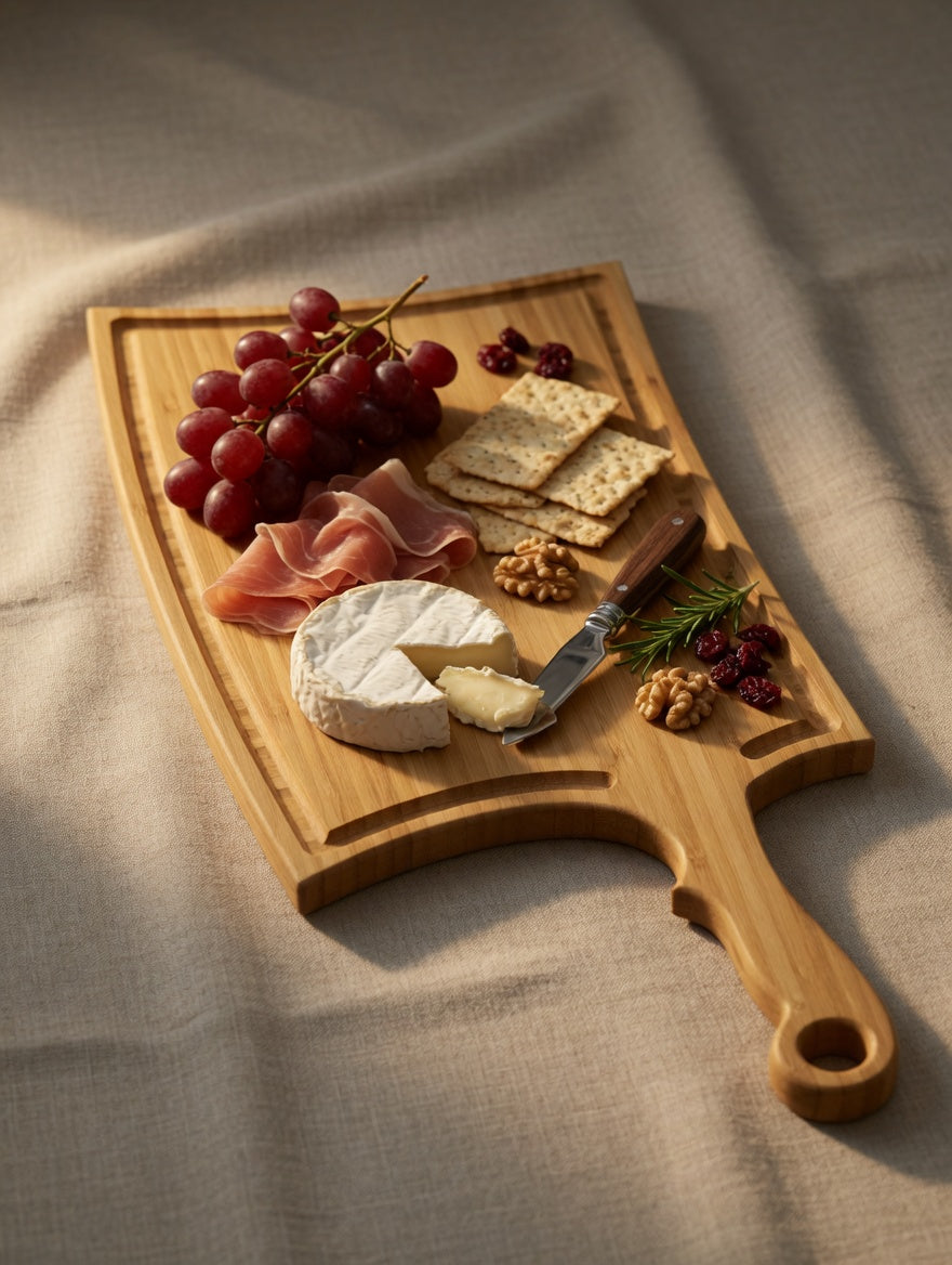 The Cleaver, Bamboo, Large with drip channel