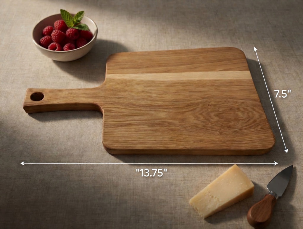 The Keystone, Hickory charcuterie cutting board, Small