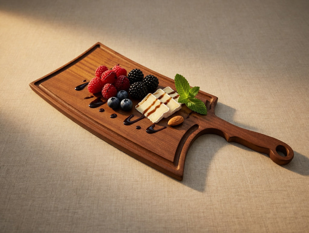 The Cleaver, Sapele wood, Large with drip channel