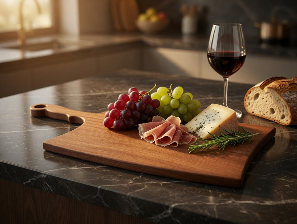 The Cleaver, Sapele wood, Large with drip channel